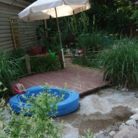 Photo Thumbnail #11: Little deck for the wading pool.  We've dubbed...