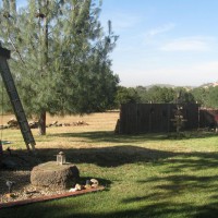 Photo Thumbnail #6: BEFORE;  We tore down the old fence and built a...