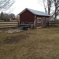 Photo Thumbnail #3: Henhouse and grave sites facing north. I would...