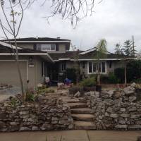 Photo Thumbnail #8: Urbanite retaining walls and stairs.