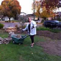 Photo Thumbnail #2: That's me getting my first load of free stuff -...
