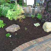 Photo Thumbnail #11: South side of patio landscaped.