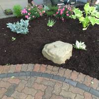 Photo Thumbnail #10: North side of patio landscaped.