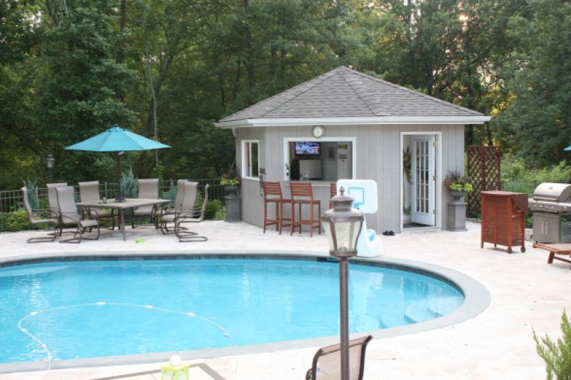 Landscaping Ideas &amp; Garden Ideas &gt; Pool House