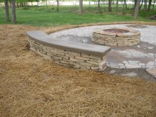 Stacked Stone Built In Bench Stacked Stone Built In Bench