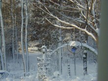 Yard Art in the Snow Yard Art in the Snow