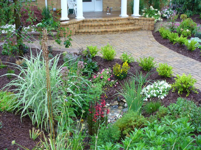 Permeable Pavers allow for draining rainwater