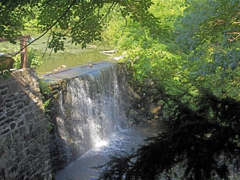 Huge Man Made Waterfall