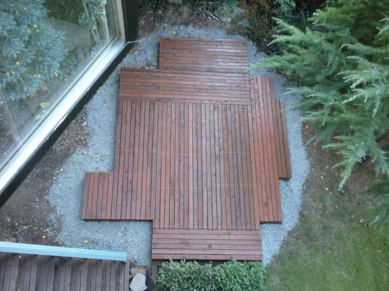 Deckboards at different angles