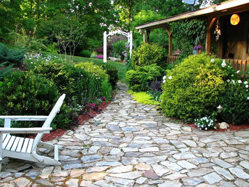 Stone Patio and Walkway