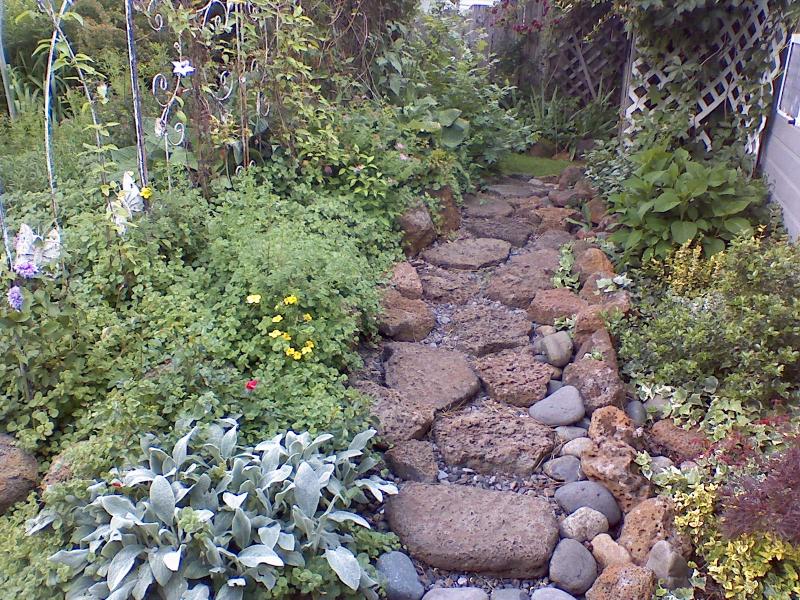 Stone walkway