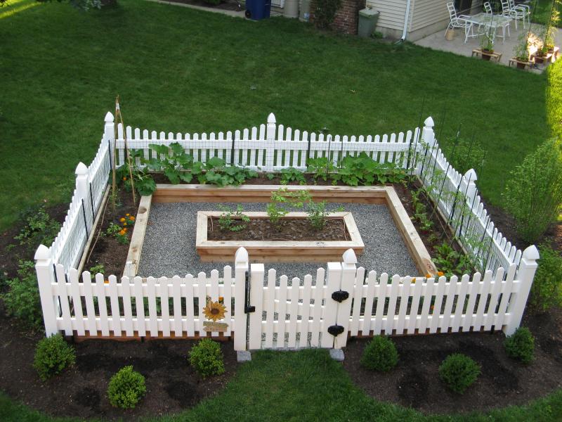 Easy Vegetable Garden Fence Ideas