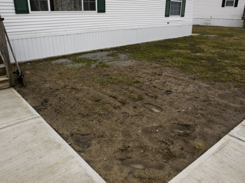 Good Drainage Could Transform This Disaster Zone | Yard Ideas Blog