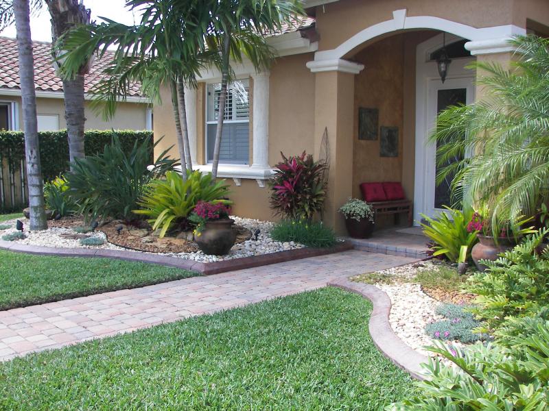 Potted Plants on the front porch