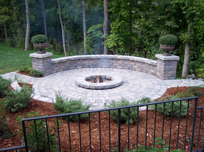 Stone Paver Firepit