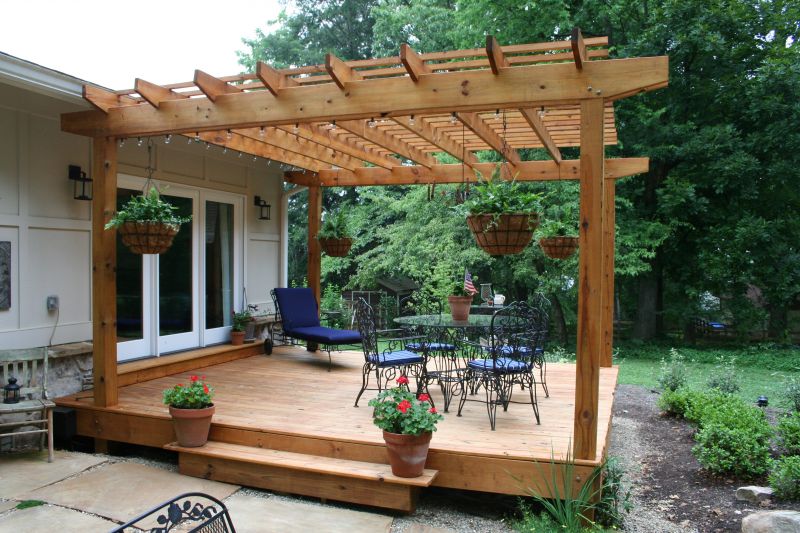 Small Deck with Pergola