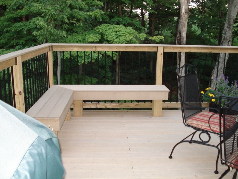 Corner Deck Bench