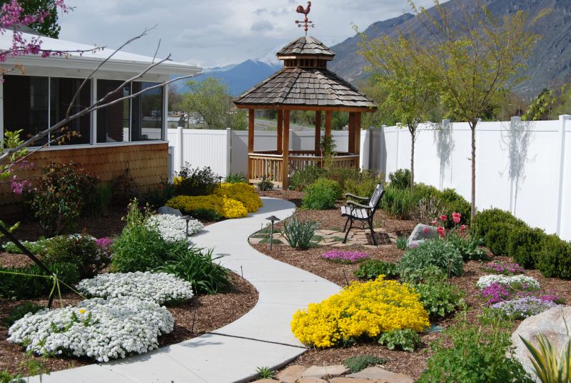 Meandering Garden Path