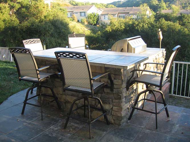 Outdoor Kitchen With A View