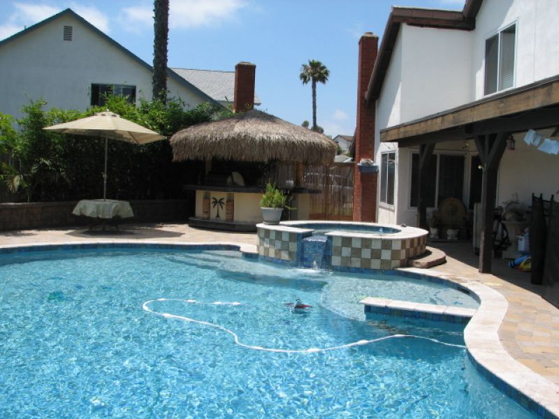 Pool Sunning Shelf