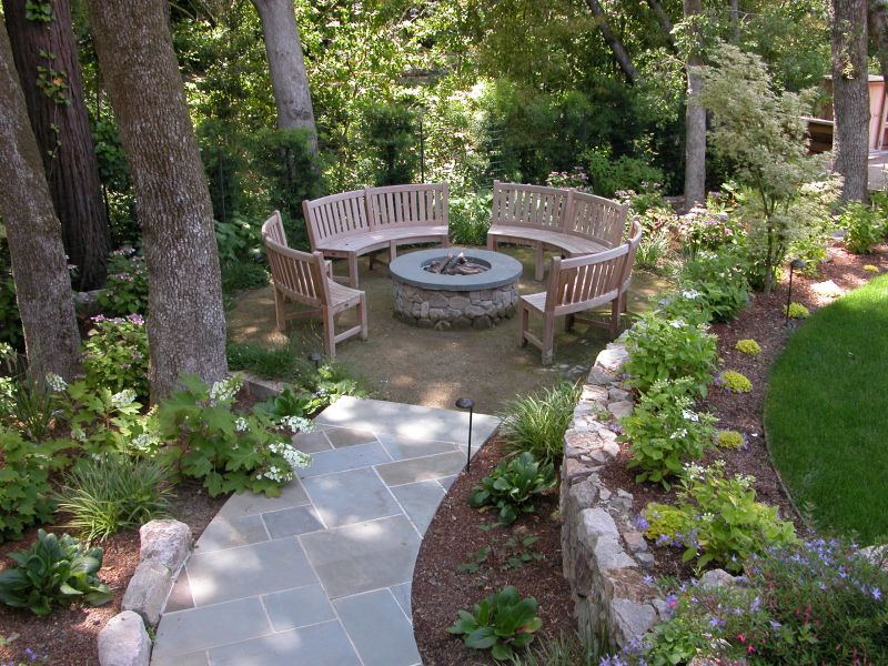 Back Yard Fire Pit Landscaping Ideas