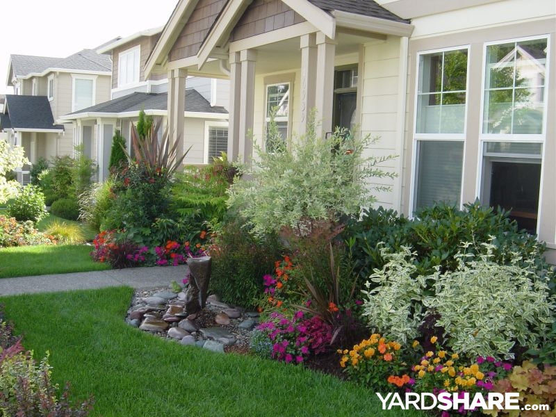Arcadia shaded side yard planting